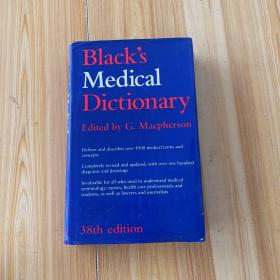 Blacks Medical Dictionary（38th Ed） 布莱克的医学词典