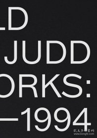 唐纳德·贾德：1970-1994 年的艺术品 Donald Judd: Artworks 1970–1994 卓纳画廊展览