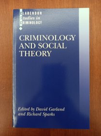 Criminology and Social Theory （现货，实拍书影）