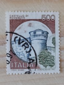 邮票 日本邮票 信销票 罗弗里托城堡 雕刻板