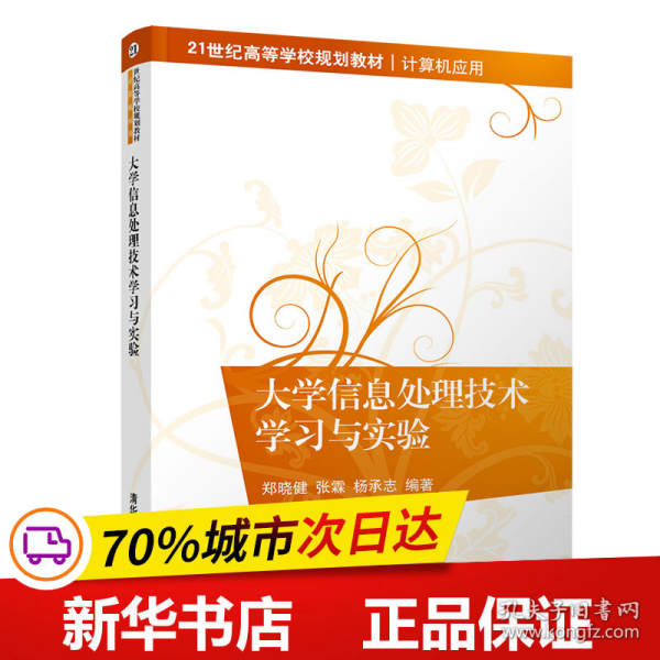 大学信息处理技术学习与实验/21世纪高等学校规划教材·计算机应用