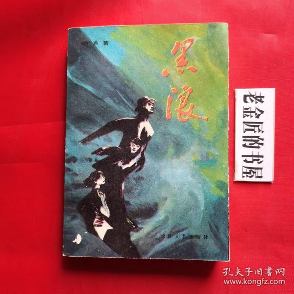 黑浪。【长江文艺出版社，傅广典 著，1989年，一版一印】。私藏書籍，稀缺资源。