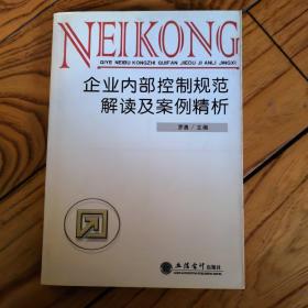 企业内部控制规范解读及案例精析(罗勇)