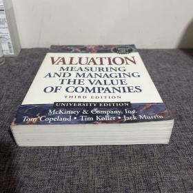 Valuation：Measuring and Managing the Value of Companies, Third Edition (University Edition)