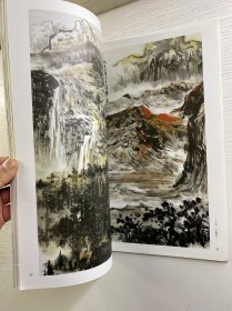 杨耀新疆山水画（杨耀毛笔签赠本）8开（正版如图、内页干净）