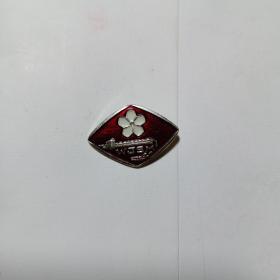 八十年代五讲四美题材徽章专题收藏——哈·五讲四美积极分子82.4，保真保老，保存完好，稀少版！（内屋徽章盒里）