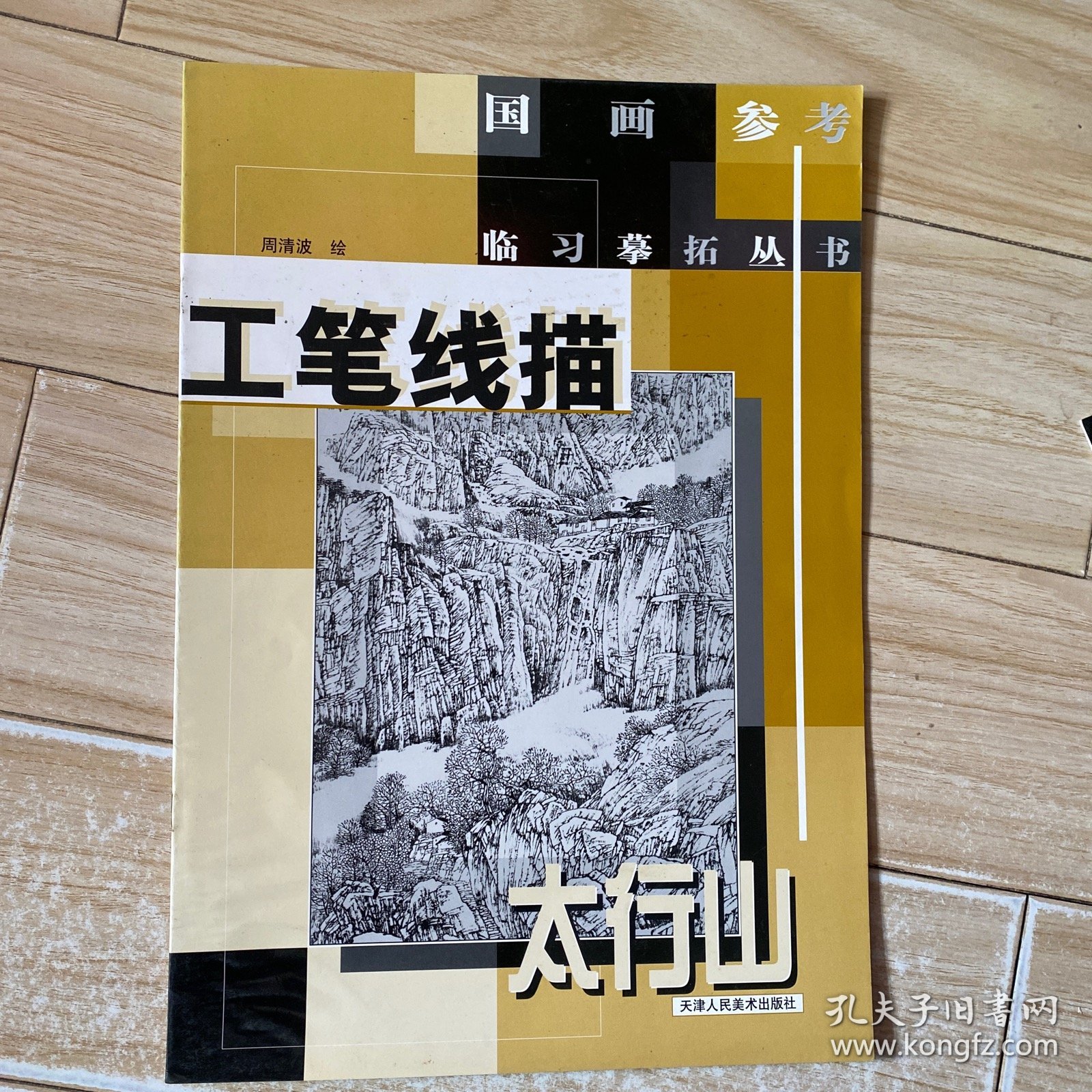 工笔线描：太行山——国画参考临习摹拓丛书（书有受潮发黄）
