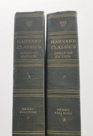 1917年哈佛经典小说：汤姆·琼斯的历史，精装本一套二册全。亨利·菲尔德的代表作，英国18 世纪小说的最杰出巨著。