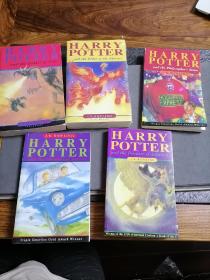 哈利波特 5册合售harry Potter and the goblet of fire harry Potter and The order of the Phoenix harry Potter and The philosopher stone harrypotter and the chamber of secrets the prisoner of axkaban