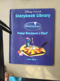 Disney Pixar Storybook Library 4: THE RATATOUILLE Remy Becomes a Chef(LMEB25736)