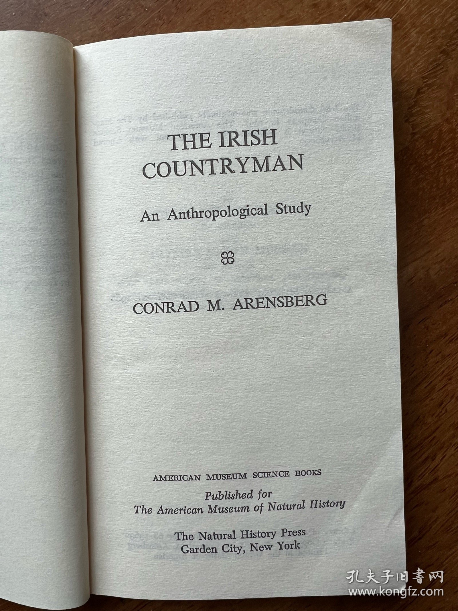 The Irish Countryman： An Anthropological Study