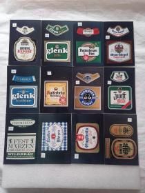 国外啤酒商标（彩色照片12张）