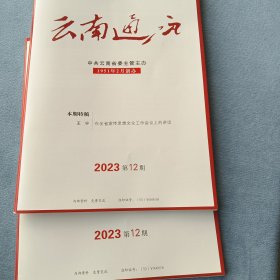 《云南通讯》2023年第12期