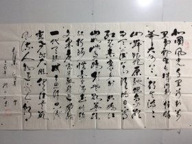 刘正文（1920-2023）百岁人瑞 艺坛隐仙 1920年生于四川内江，号羌塘牧人，雪翁。幼禀庭训，习书研文，少即以诗文书画蜚声乡里，及长传经授徒为业。先生书画兼善，平生画作不下数千，屡经劫难零落殆尽。晚岁深居简出，笃行修身淡泊自甘，隐然艺坛无闻世喧，偶有画作更臻氤氲化境，九十以后仍能作擘窠榜书，笔能扛鼎真力弥漫，艺坛罕有。晚岁有《刘正文书法作品集》《刘正文国画》等刊行。036