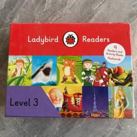 快乐瓢虫第三阶 Ladybird Readers Level 3盒装9册书+9册练习册 赠配套闪卡儿童分级读物