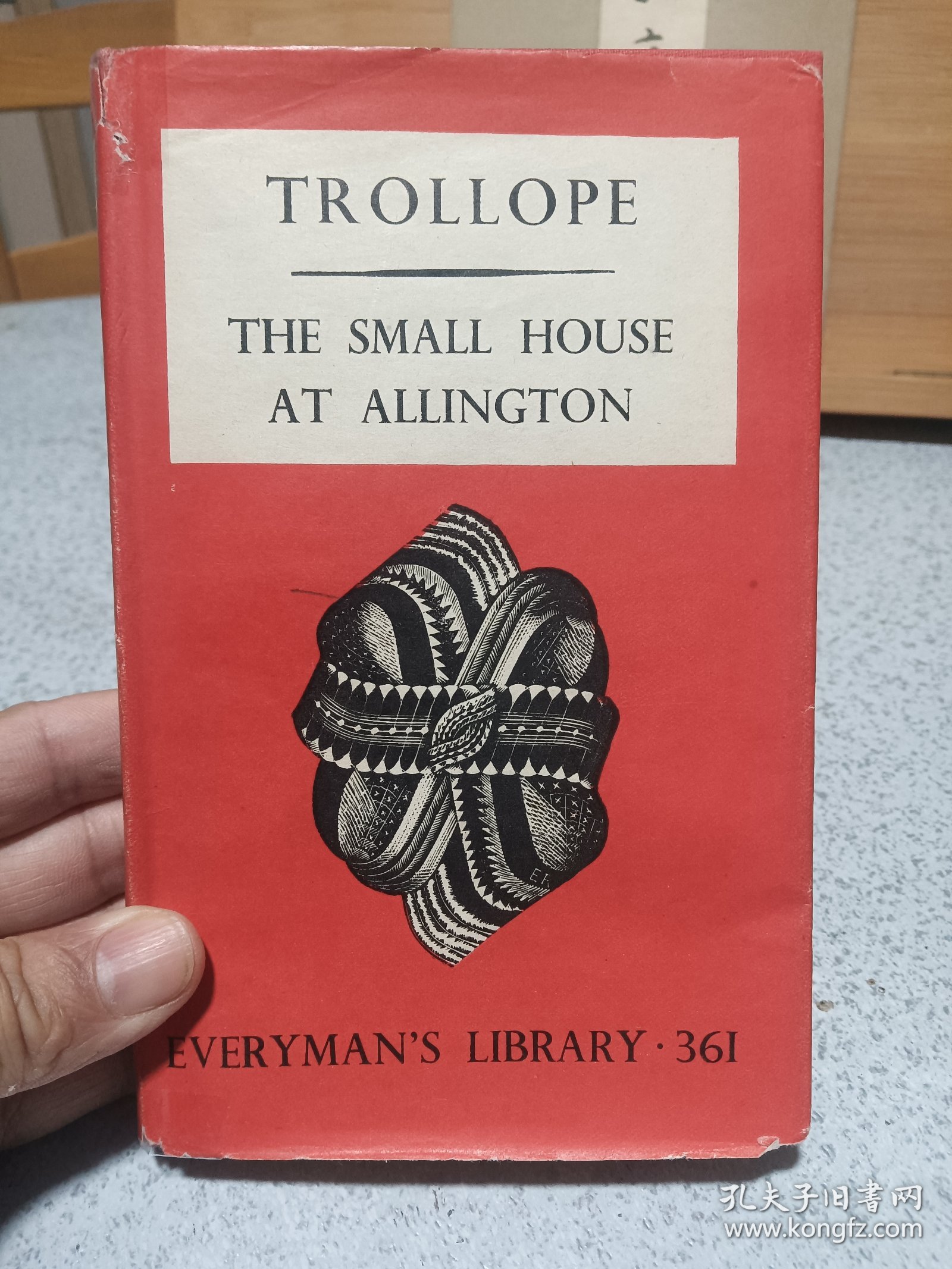 1940年，英文原版，人人文库版本，everyman's library，精装带书衣，the small house at allington