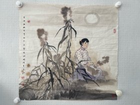 于文江，国画作品，中国国家画院副院'长，中国当代著名国画家。