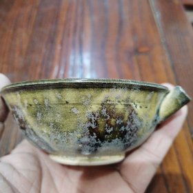 巩县窑黄釉小碗