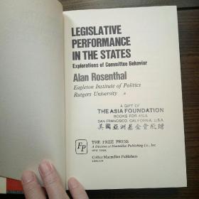 Legislative performance in the states : explorations of committee behavior