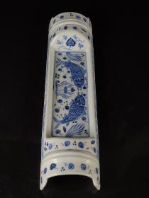 大明宣德青花笔舔，全品，保存完整，成色如图