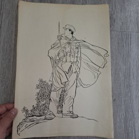 70年代绘画作品（毛笔画）7