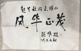 张楚琨书法