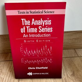 The Analysis of Time Series(Texts in Statistical Science) 英文原版 时间序列分析