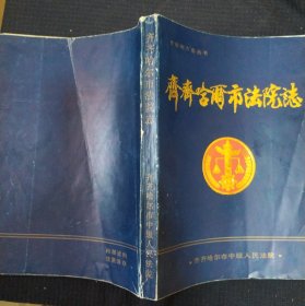 《齐齐哈尔市法院志》王永泰编著 齐齐哈尔中级人民法院 书品如图