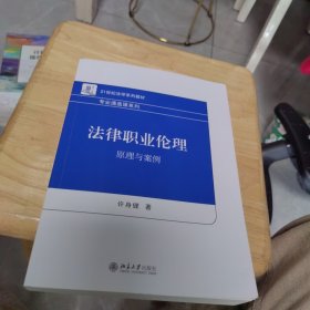 百分百正版 法律职业伦理：原理与案例（内页干净）