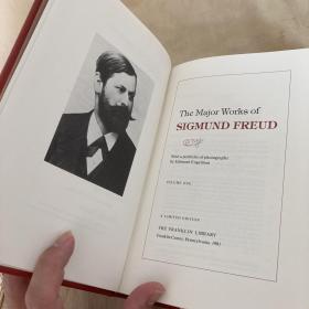 Franklin Library25周年真皮限量： The Works of Sigmund Freud 《 西格蒙德·弗洛伊德全集 》六册全套（三大册+三小册），西方世界伟大名著系列丛