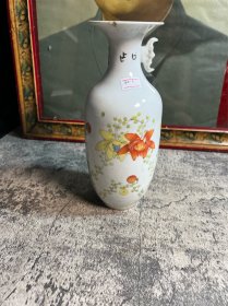 民国标本双耳花瓶一只y