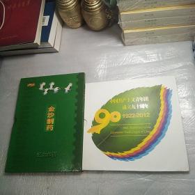 金沙制药纪念邮册，产品检验单，加工，复核，邓香云签名，中国共产主义青年团成立九十周年，1922.2012年，2盒，