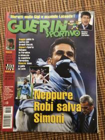 原版足球杂志 意大利体育战报1998 49期 巴乔梅开二度冠军杯国米击败皇马等专题