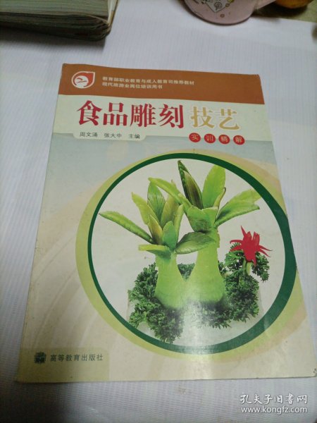 食品雕刻技艺实训精解(教育部职业教育与成人教育司推荐教材)