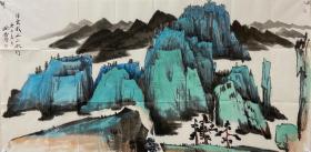 耿舜学，137X68cm！
        中学高级美术教师。毕业于西安美术学院，师从刘文西教授等。从事美术教育工作四十年。一九九九年被聘为中学高级美术教师。二零零八年加入陕西省美术家协会。二零壹零年被聘为西安中国画院画家。现为：陕西省美术家协会会员，陕西省职工美术家协会理事，陕西省美术教育研究会会员，西安中国画院画家