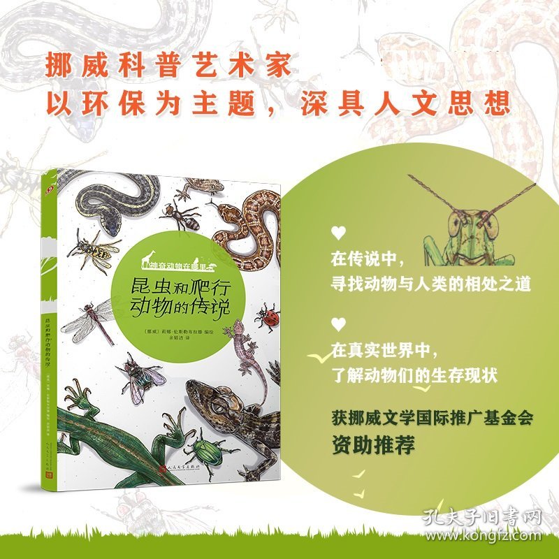 动物在哪里：昆虫和爬行动物的传说[挪威]，莉娜·伦斯勒布拉滕9787020168712