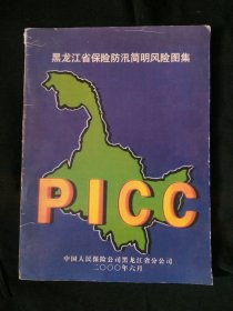 《黑龙江省保险防汛简明风险图集》16开 黑龙江分公司 私藏 书品如图