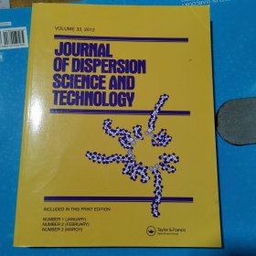 JOURNAL OF DISPERSION SCIENCE AND TECHNOLOGY VOLUME 33,2012