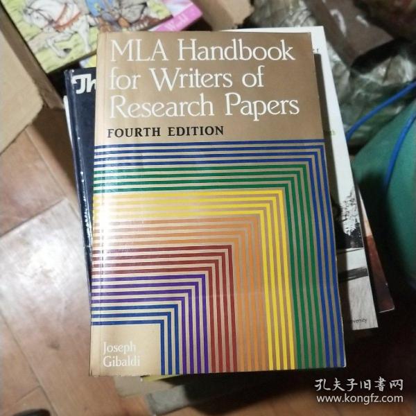 MLA Handbook for Writers of Research Papers