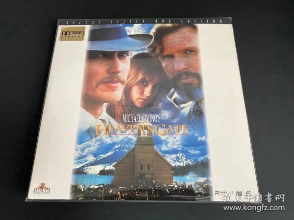 美版 豪华版 HEAVEN'S GATE 1980 双碟装LD镭射影碟 西米诺 导演 米基洛克 主演 第54届奥斯卡最佳艺术指导 提名作品