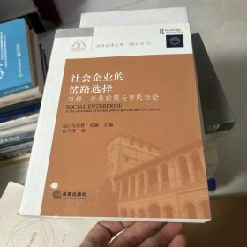 社会企业的岔路选择：市场、公共政策与市民社会