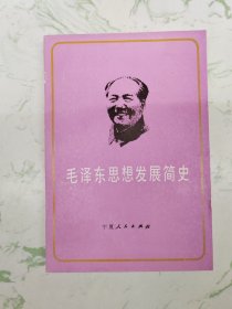 毛泽东思想发展简史，一版一印限量1100，近全新有少量黄斑，仅此一本现货直发
