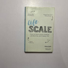 英文原版Lifescale: How to Live a More Creative, Productive, and Happy Life生活规模：如何过上更有创意、更高效、更幸福的生活