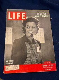1951年1月美国生活杂志，Life Magazine ：法军总参谋长，西欧联军司令塔西尼在印支，印支流域的人文介绍，美国防空