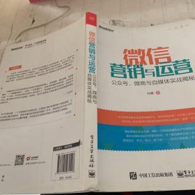 微信营销与运营：公众号、微商与自媒体实战揭秘