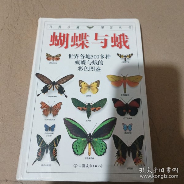 蝴蝶与蛾：全世界500多种蝴蝶的彩色图鉴