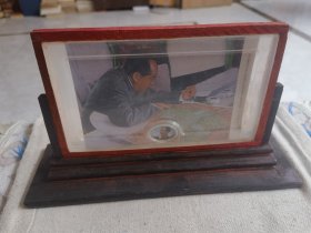 两个毛主席像双面