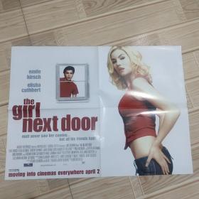 电影世界 海报  一面  The Girl Next Door（2003），另一面 [The Day after Tomorrow](2004)