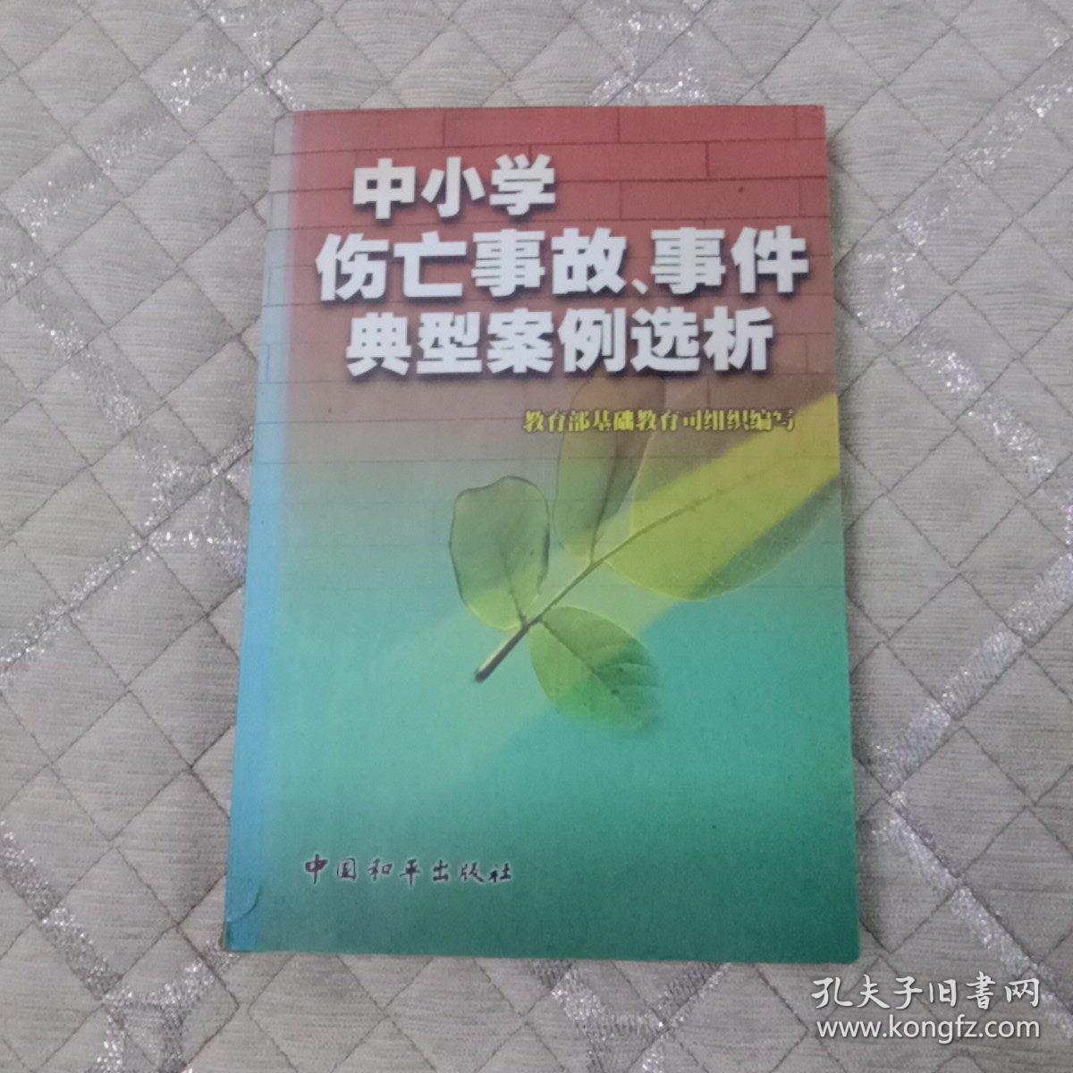 中小学伤亡事故、事件典型案例选析