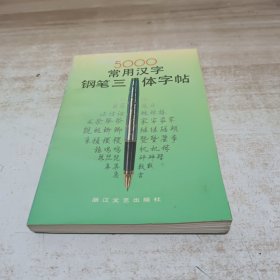 5000常用汉字钢笔三体字帖